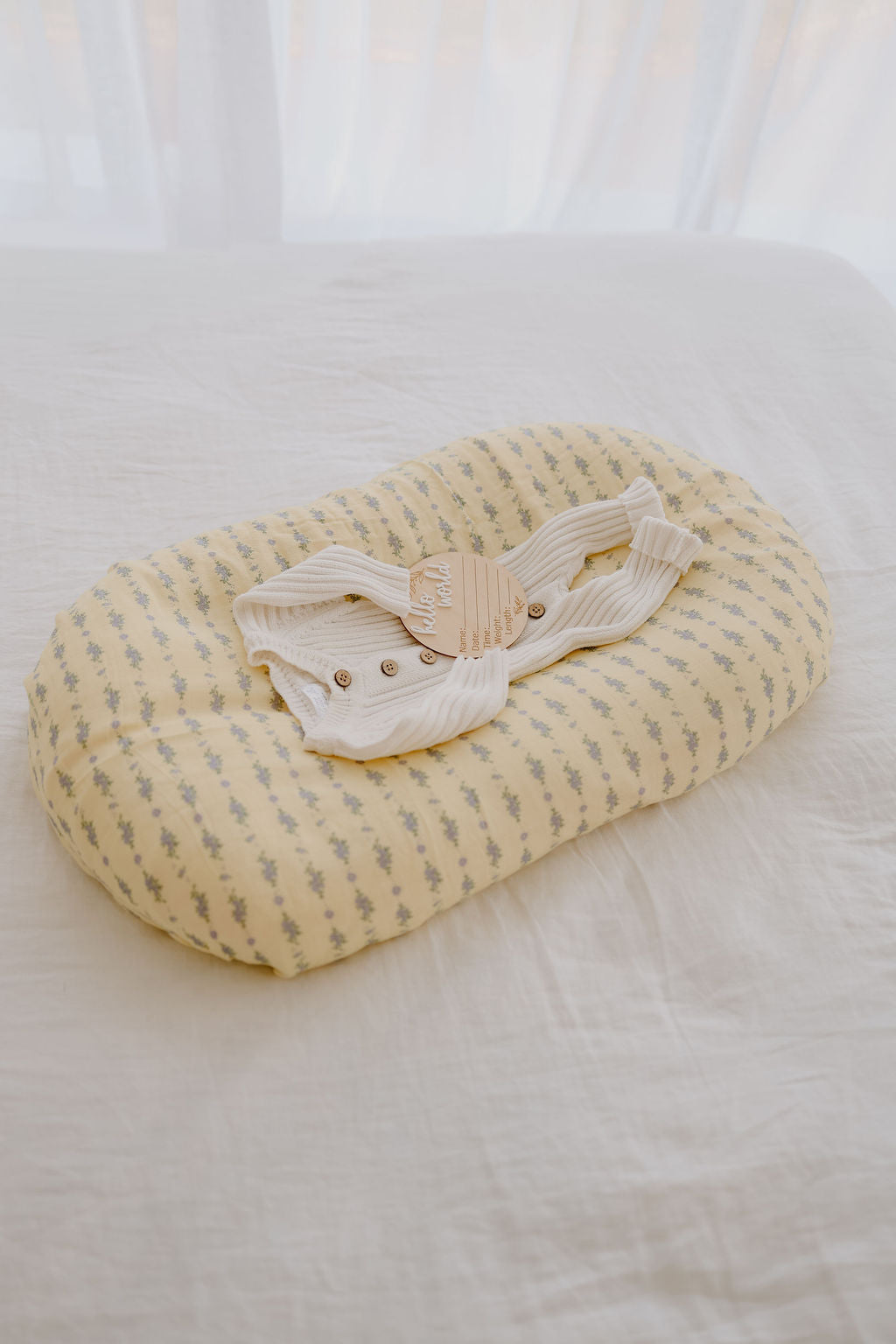French Flora - Fitted Bassinet Sheet