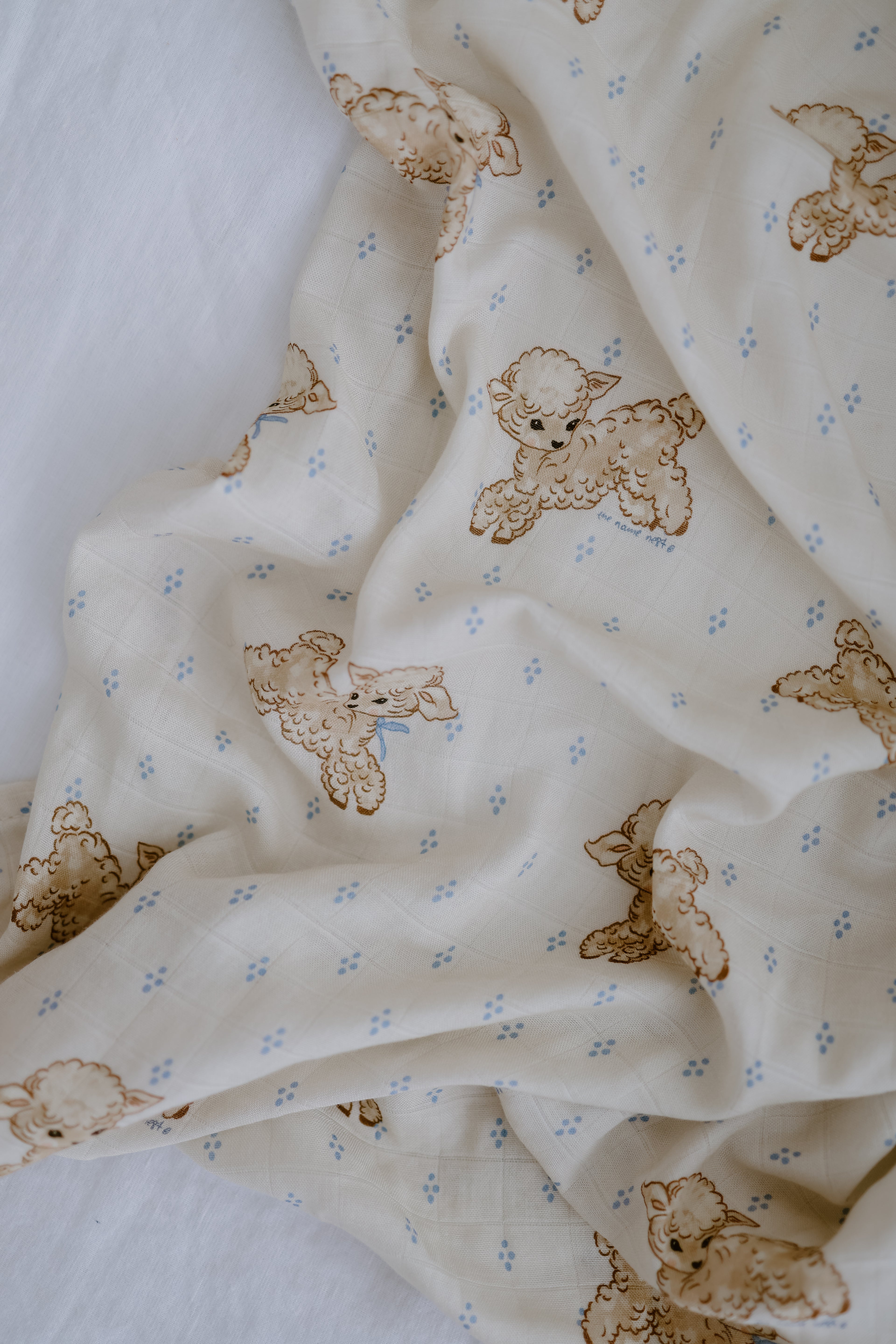 Lullaby Lambs - Baby Swaddle Wrap
