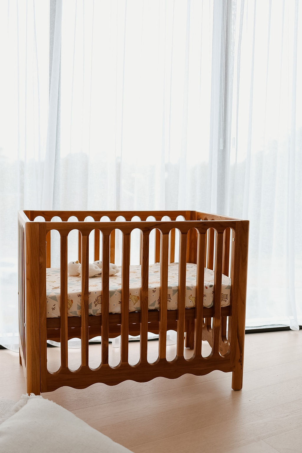 French Farmhouse - Fitted Cot Sheet