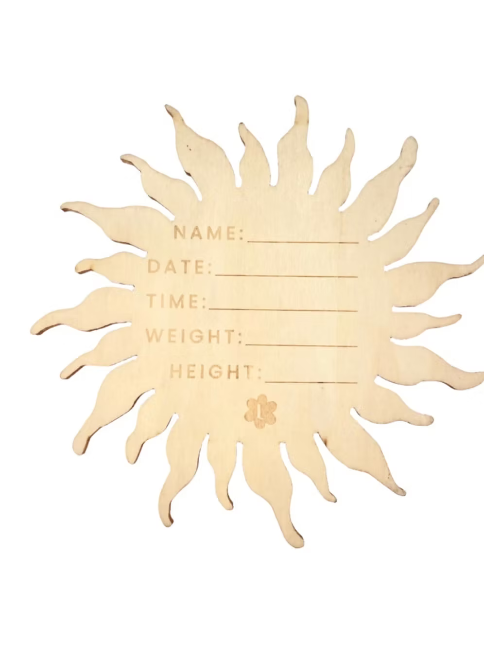 He’s Here Sun Plaque