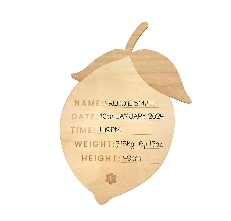 Hello I’m New Here Lemon Plaque