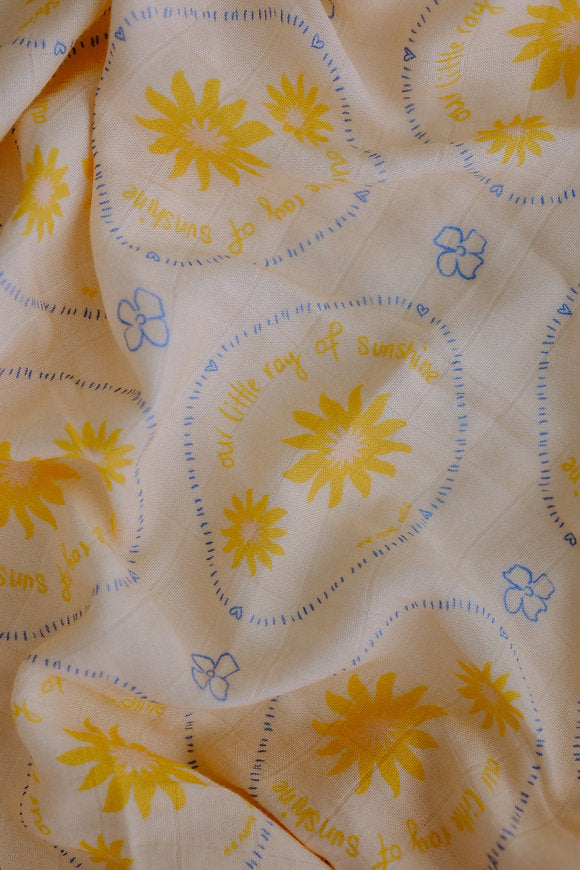 Our Little Ray Of Sunshine - Baby Swaddle Wrap