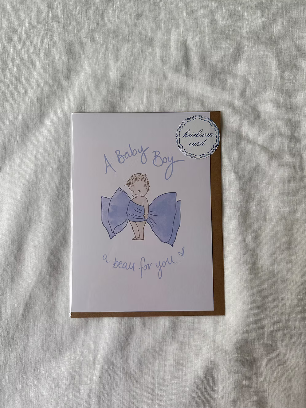 A Baby Boy ~ Heirloom Card