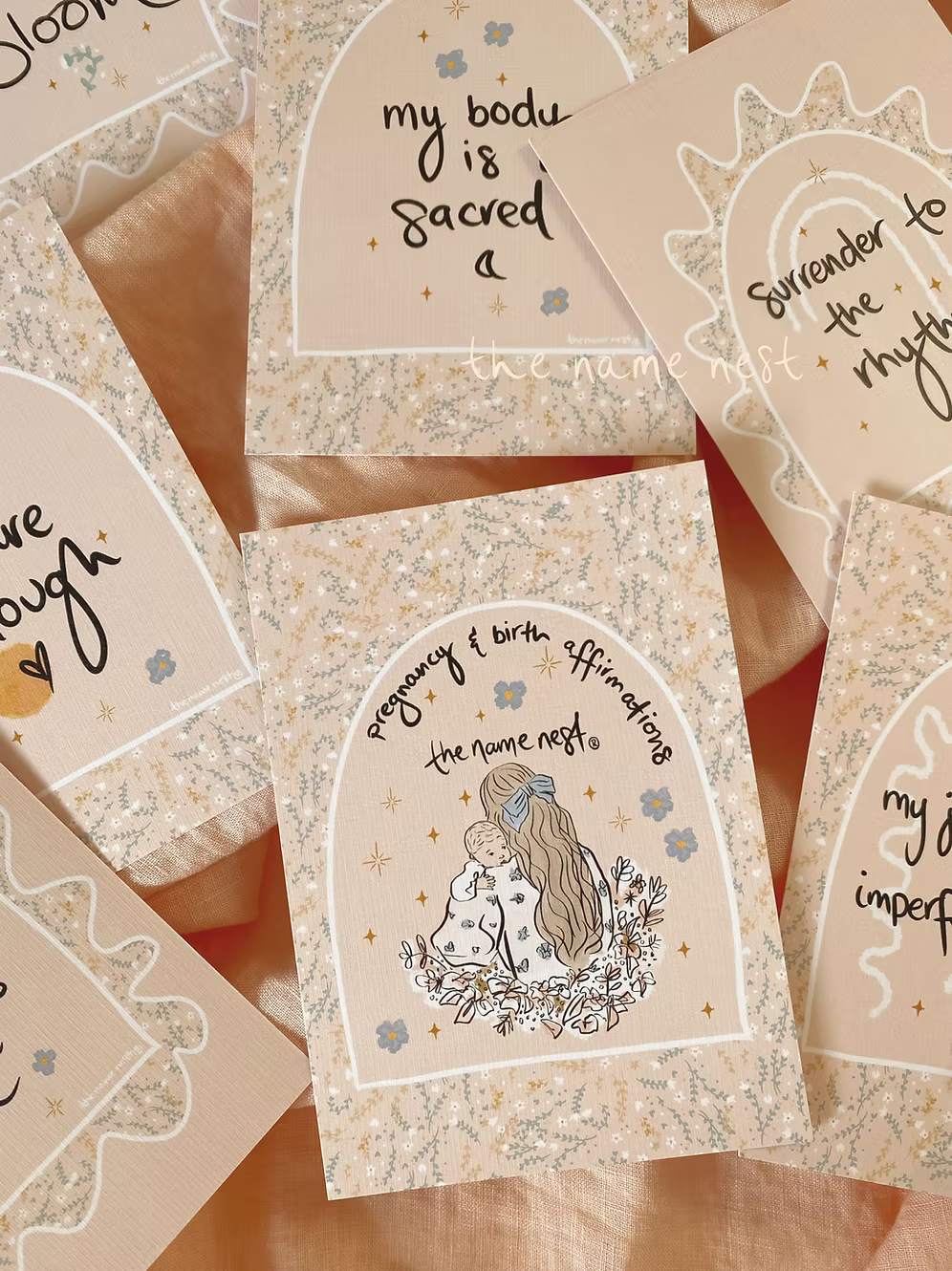 Pregnancy And Birth Affirmation Cards