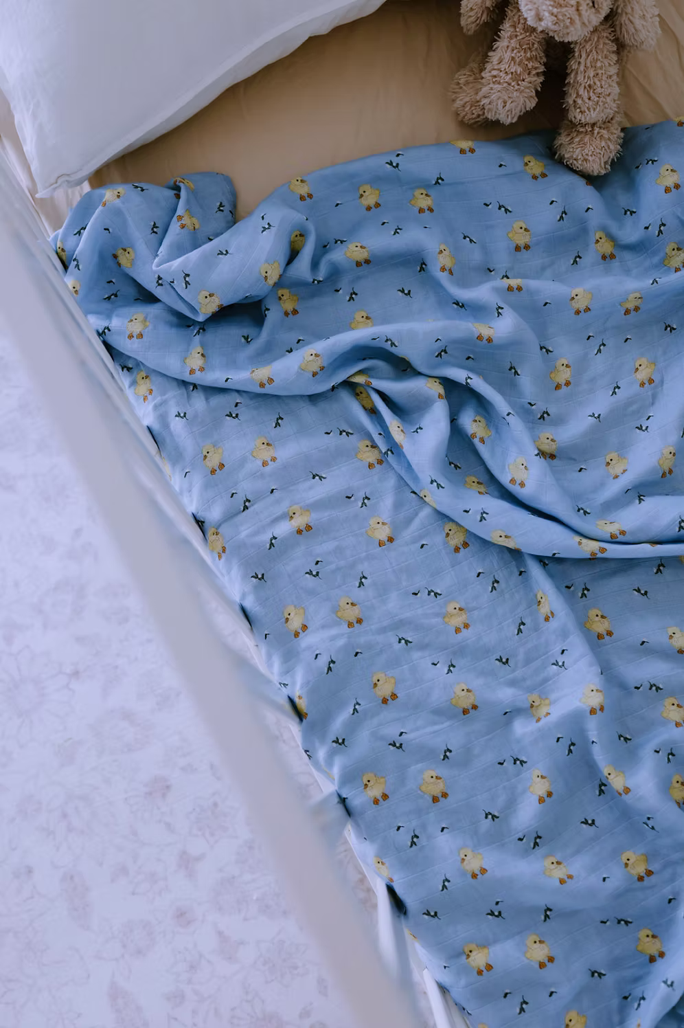 Spring Duckling - Baby Swaddle Wrap
