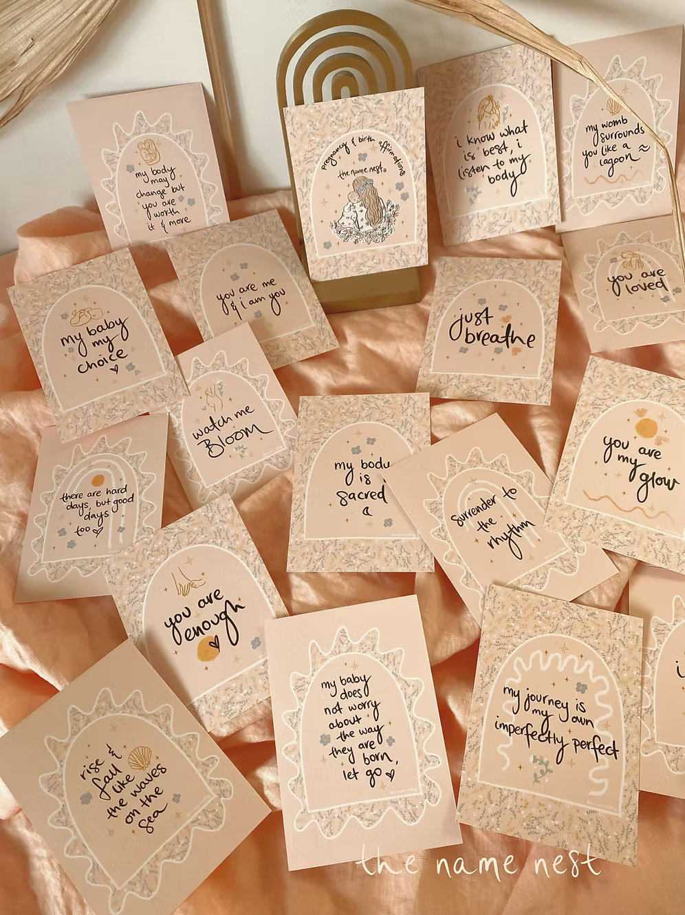 Pregnancy And Birth Affirmation Cards