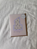 1st Birthday Floral ~ Heirloom Card