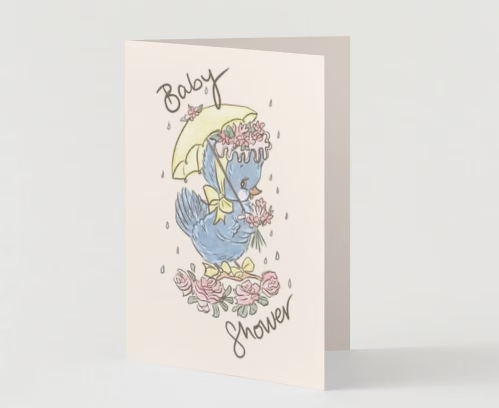 Baby Shower ~ Heirloom Card