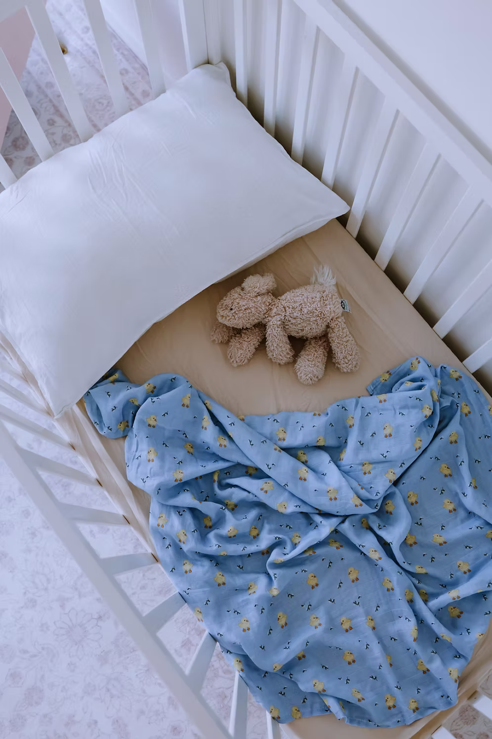 Spring Duckling - Baby Swaddle Wrap