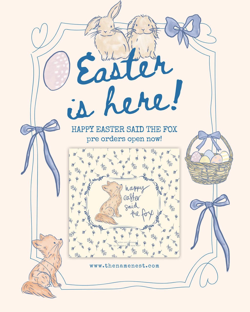 happy Easter said the fox image 2