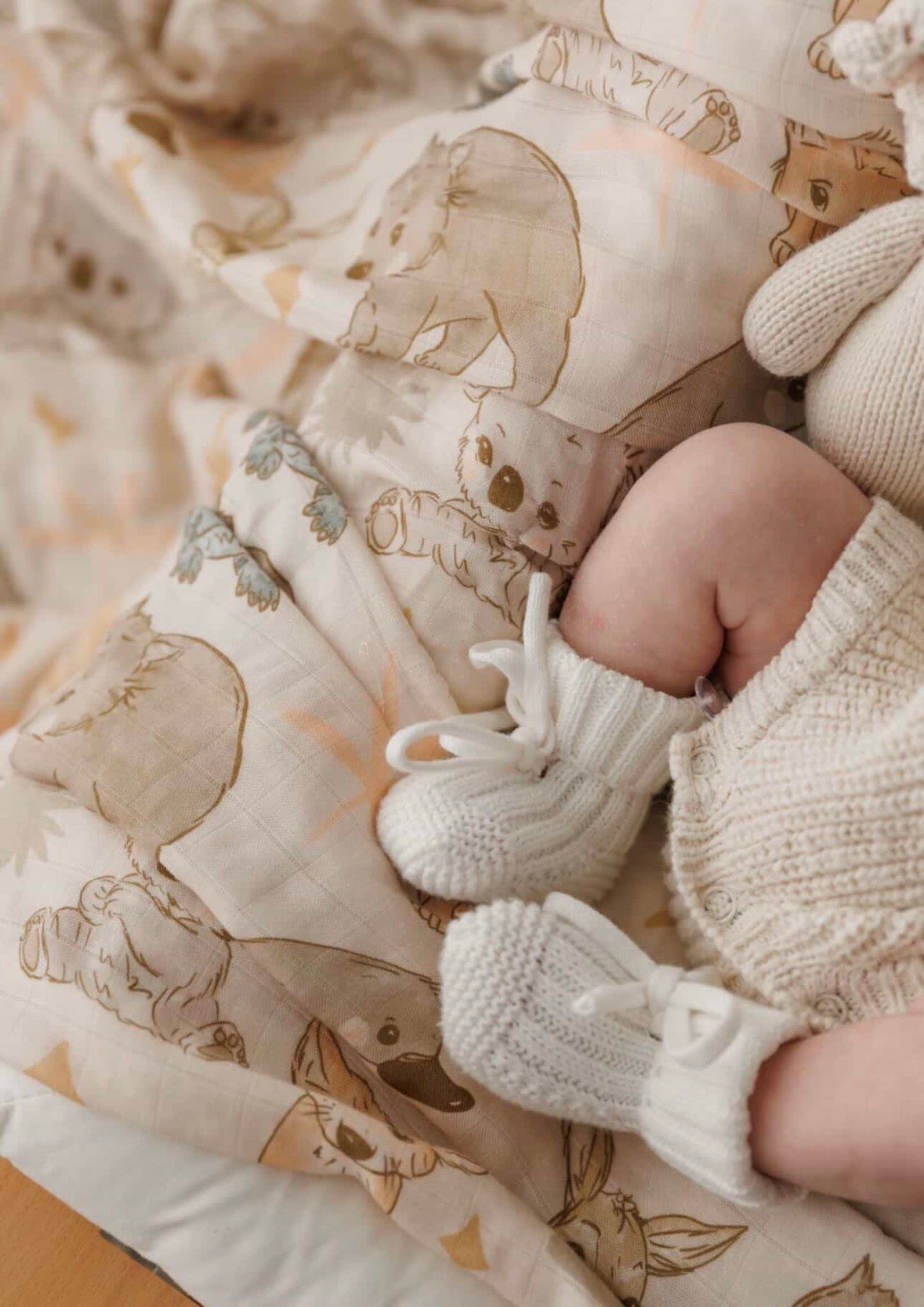 Australian Animals - Baby Swaddle Wrap