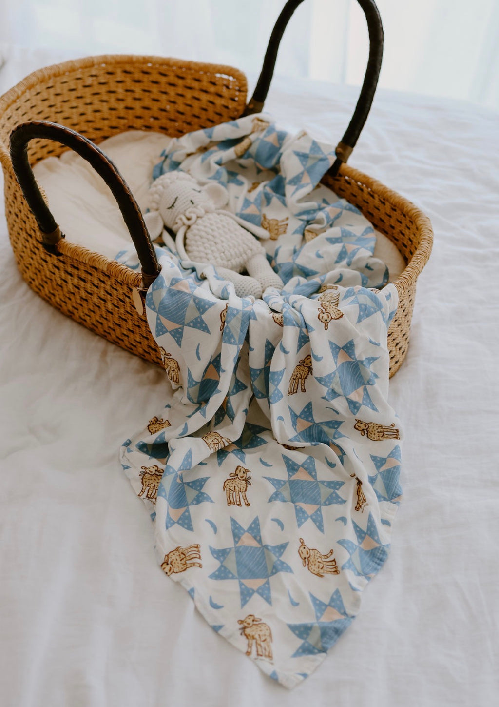 Farmhouse Quilt ~ Baby Swaddle Wrap
