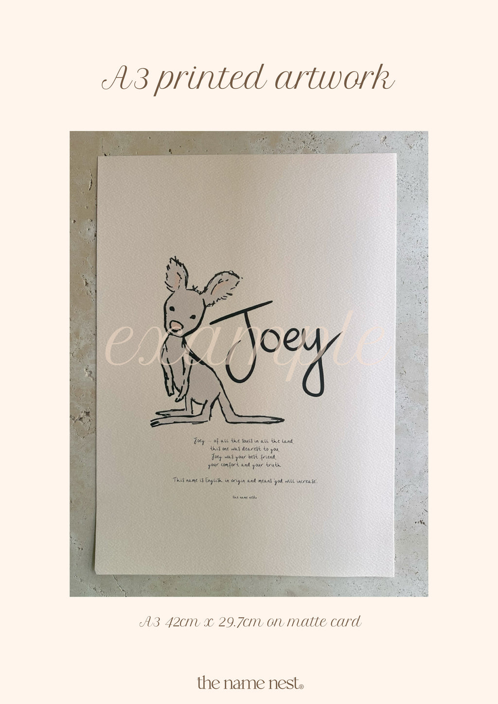 Flora Zodiac Baby Bespoke Artworks