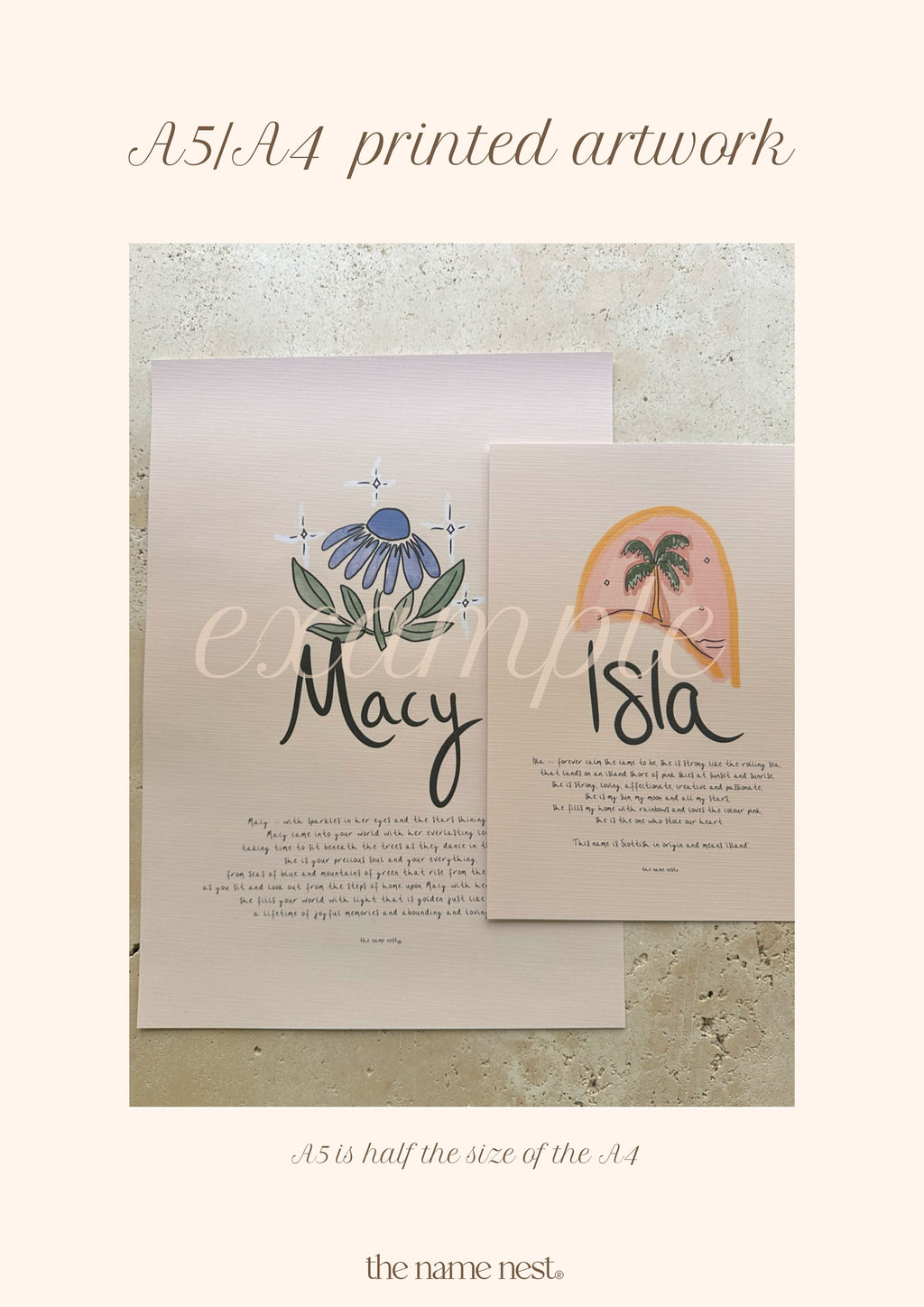 Flora Zodiac Baby Bespoke Artworks