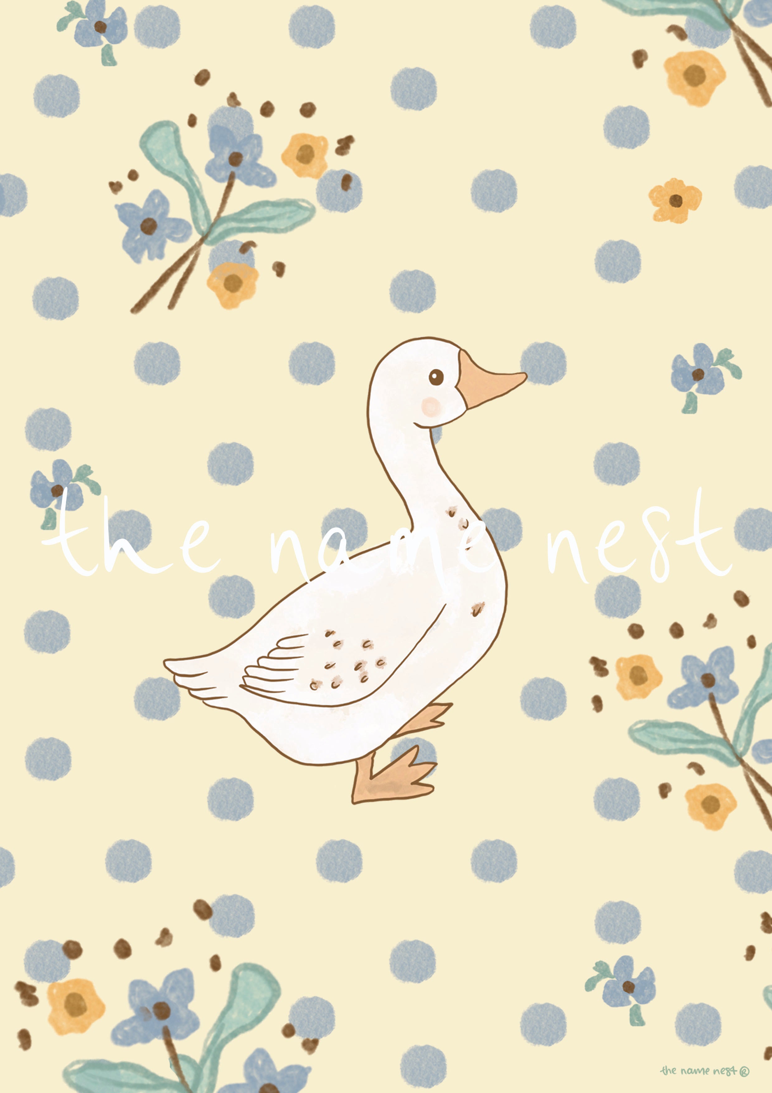 French Goose Artwork