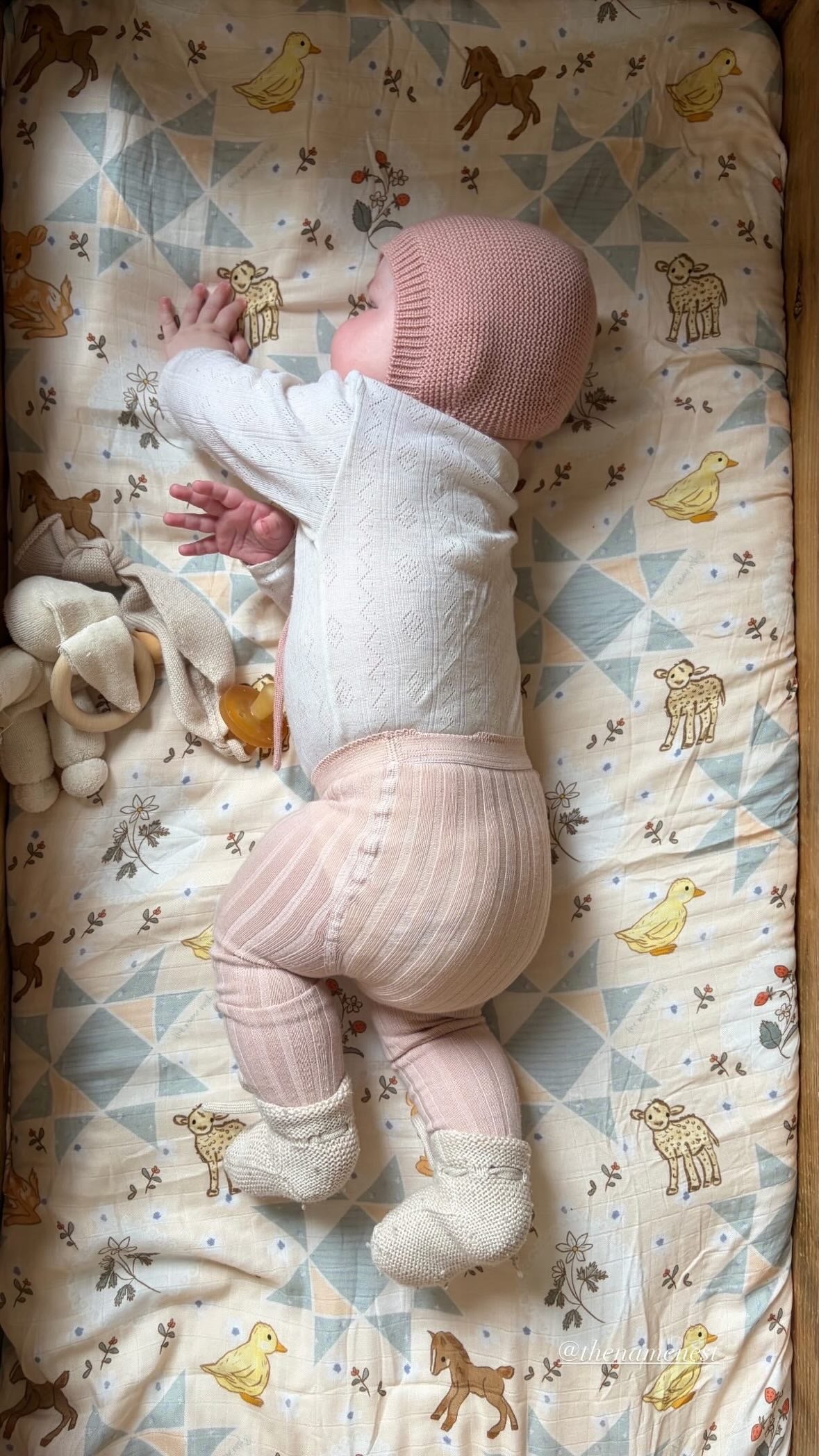 French Farmhouse - Fitted Cot Sheet