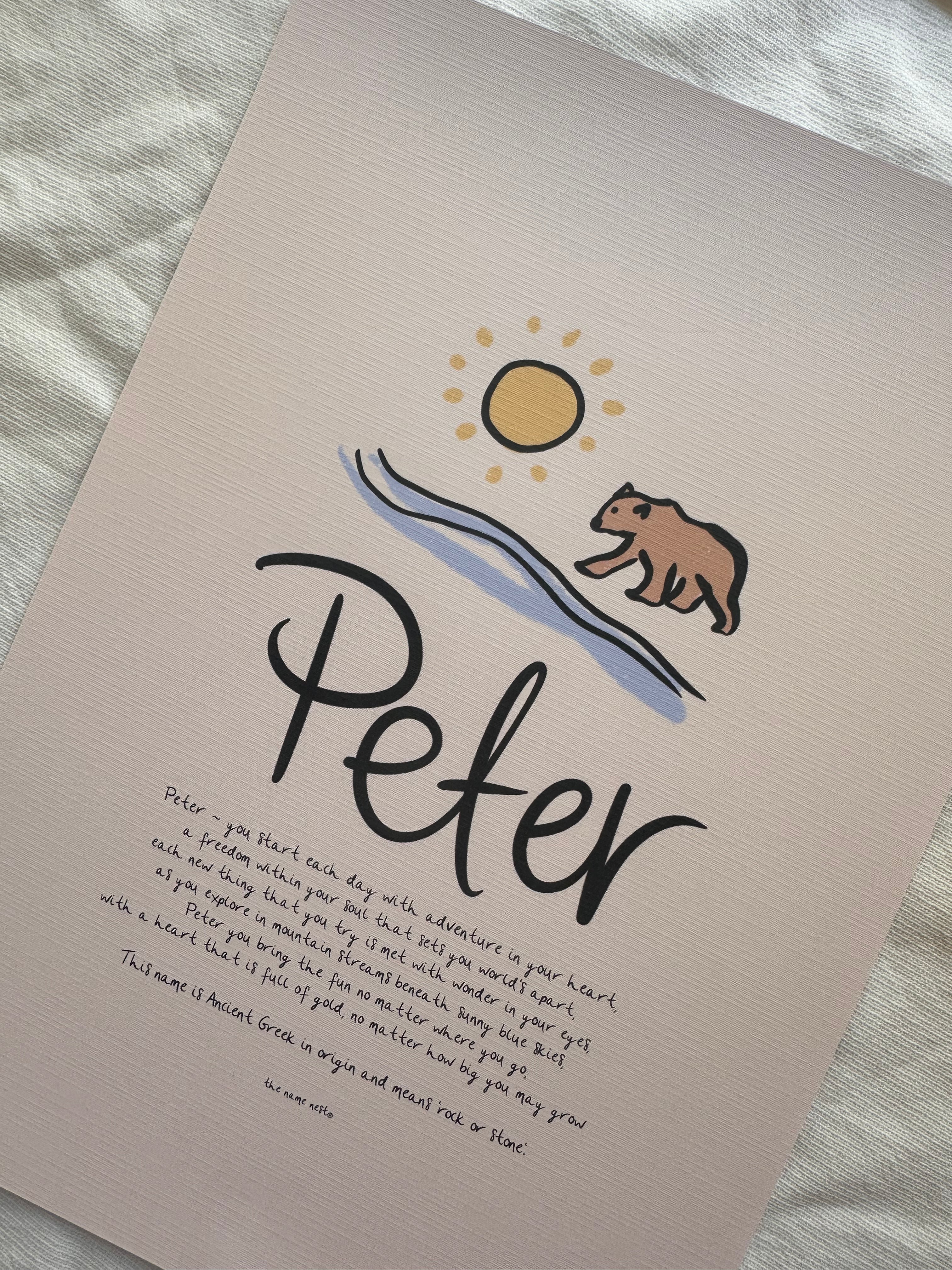Name Of The Week - Peter