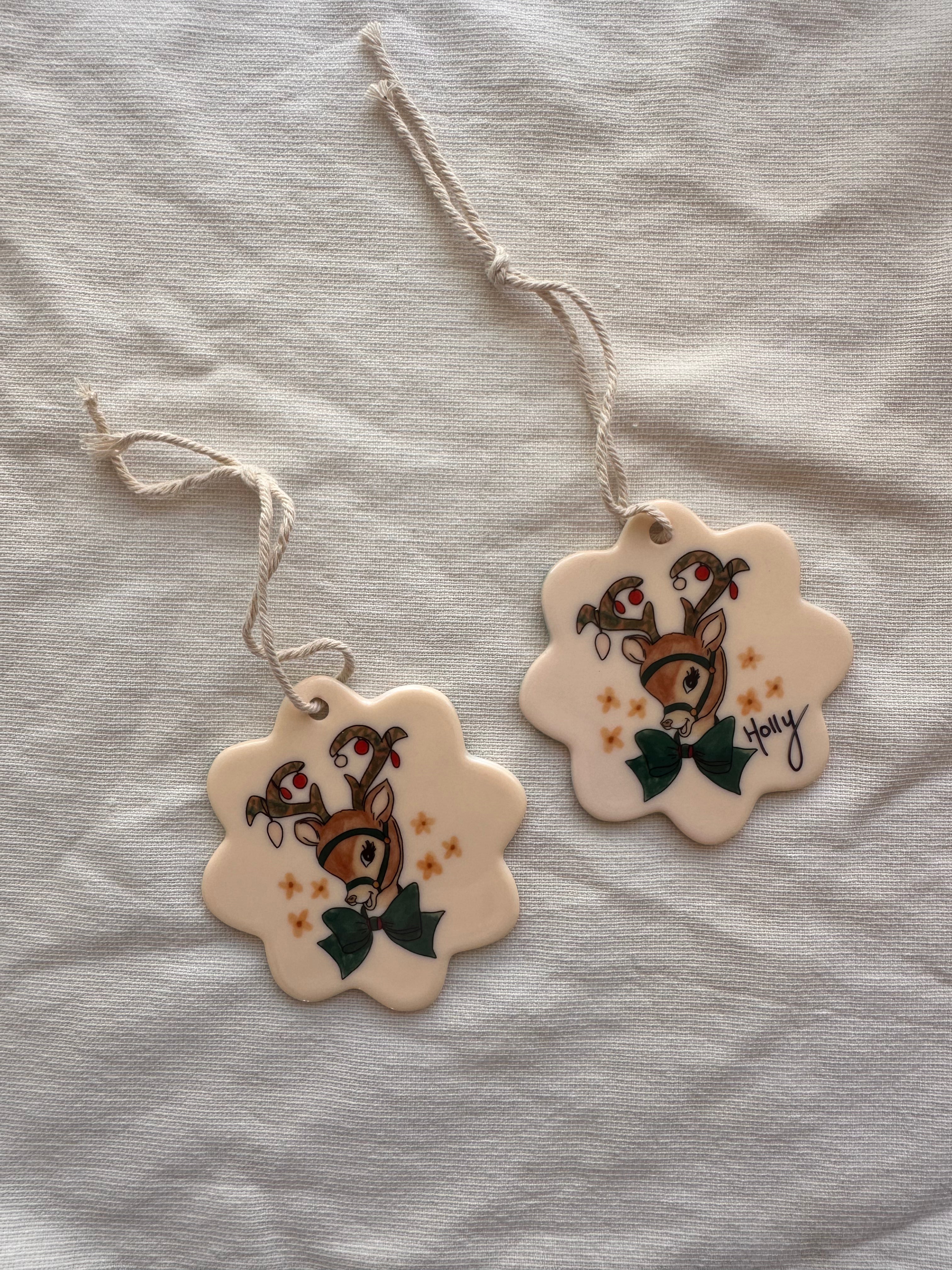 Reindeer Christmas Ornament