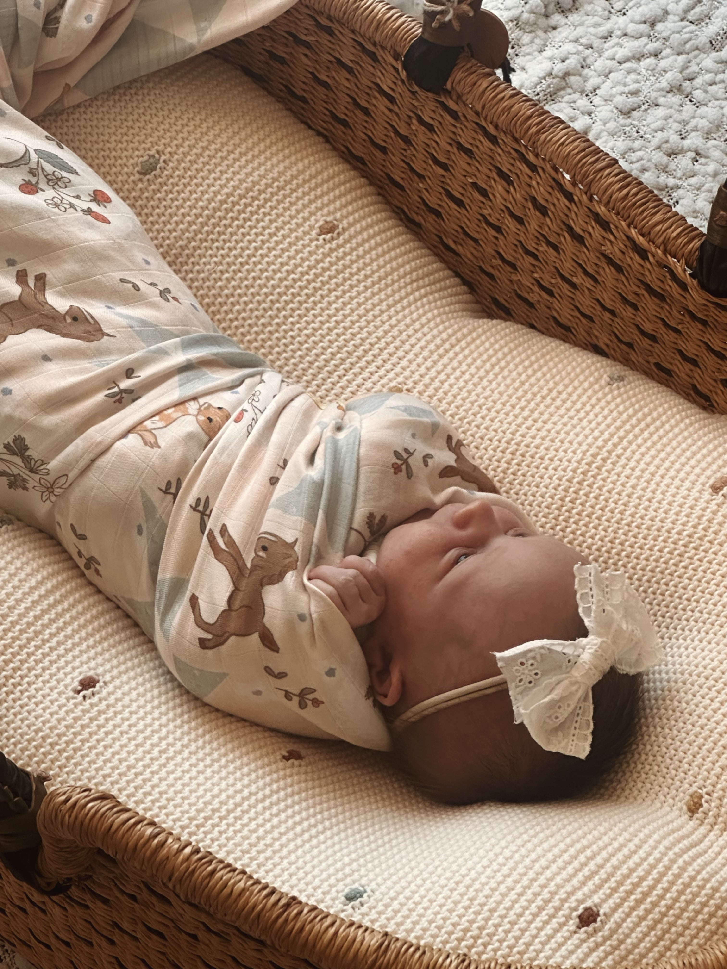 French Farmhouse - Baby Swaddle Wrap