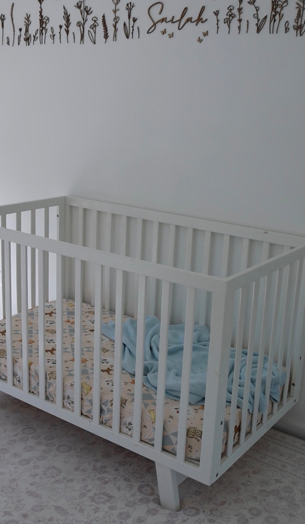 French Farmhouse - Fitted Cot Sheet
