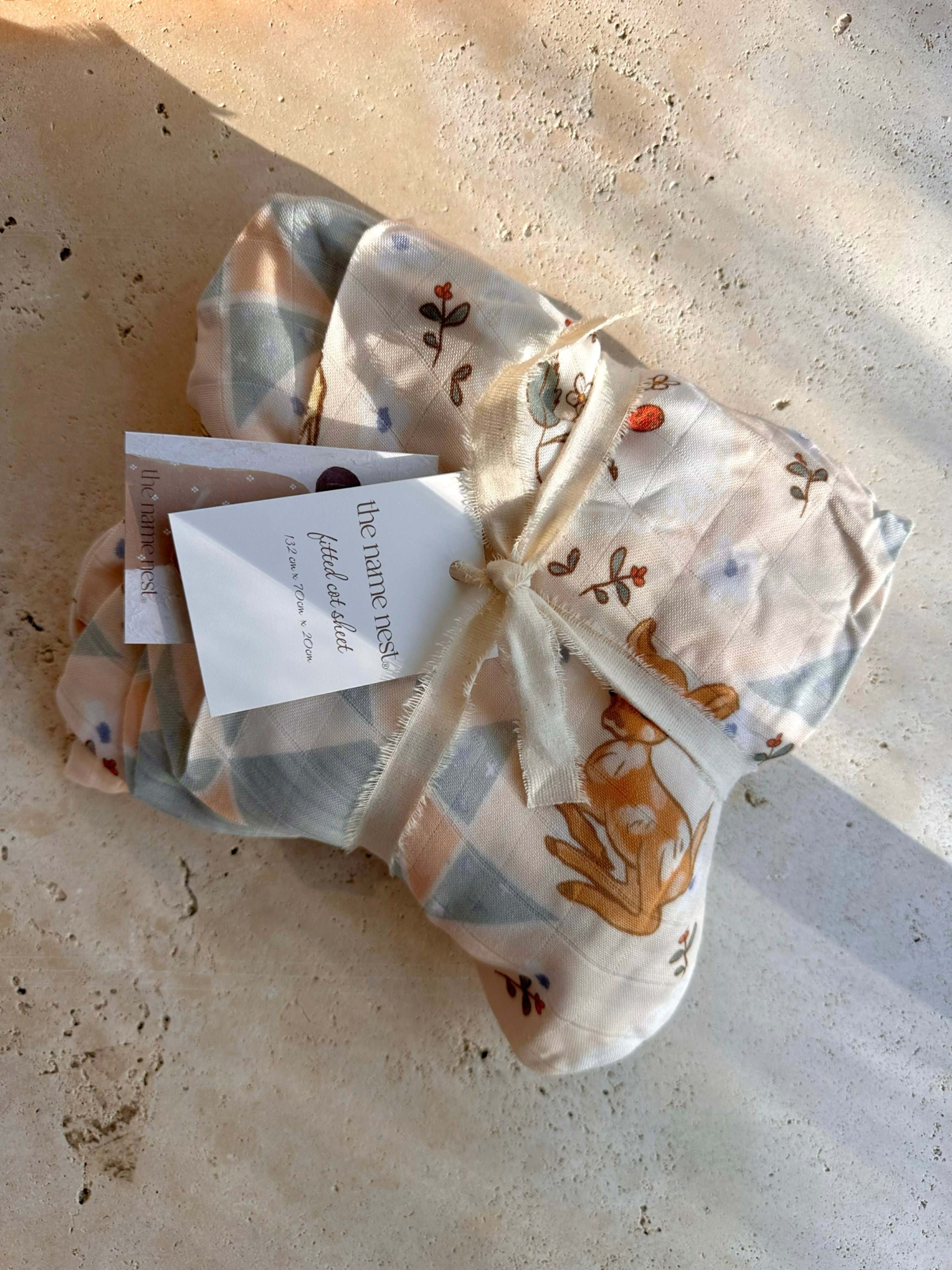 French Farmhouse - Fitted Cot Sheet