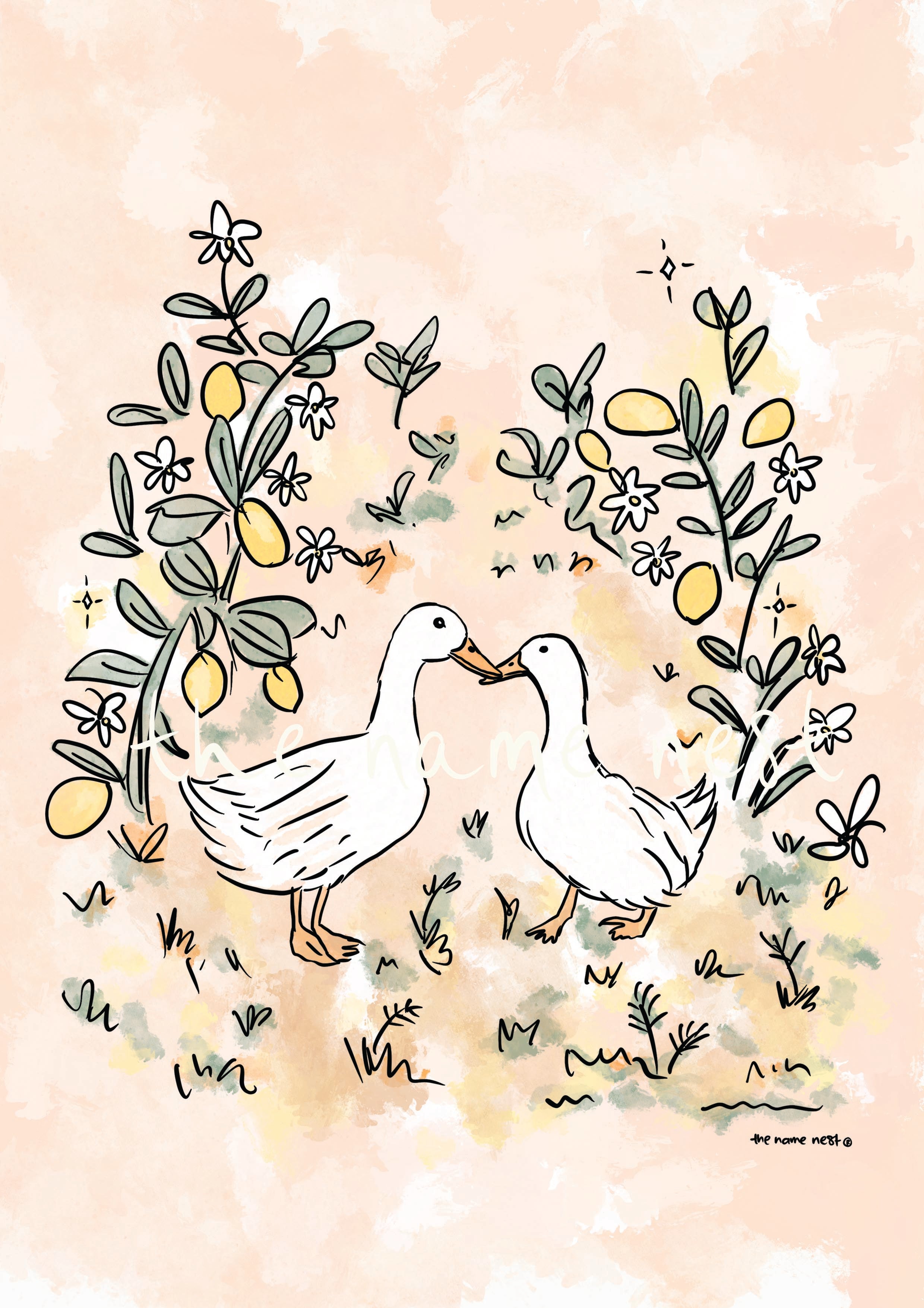 Mabel And Herb The Geese