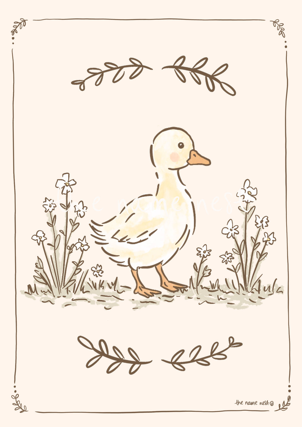 Nursery Duckling Artwork