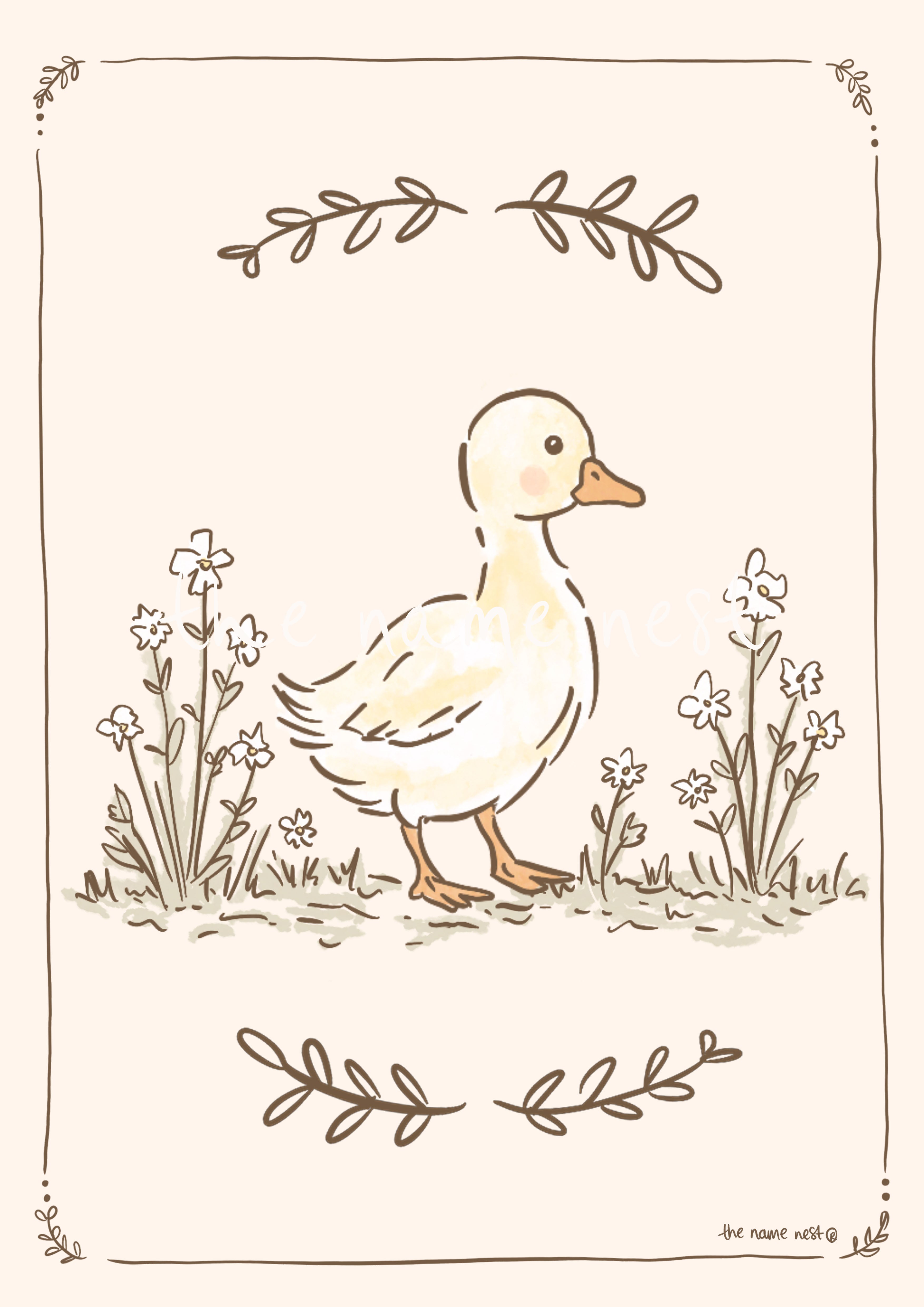 Nursery Duckling Artwork