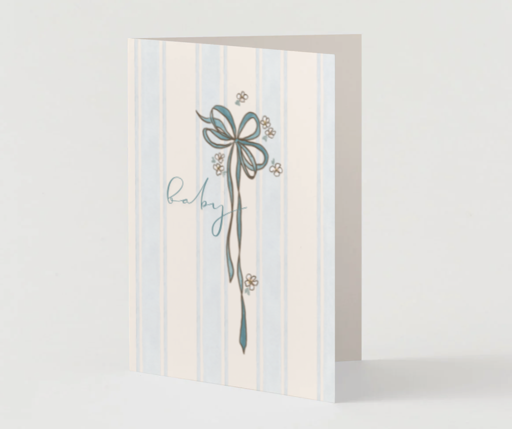 Baby ribbon ~ Card