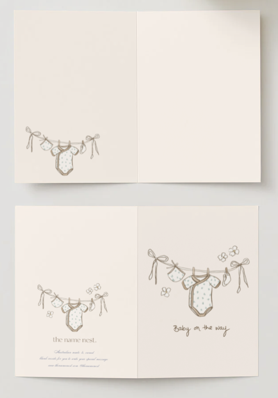 Baby On The Way ~ Heirloom Card