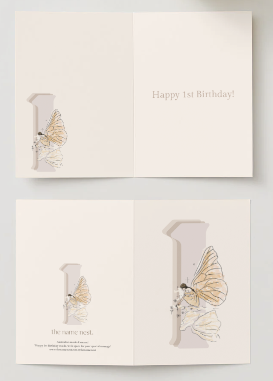 1st Birthday Fairy ~ Card