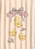 Vintage Rose Baby Geese