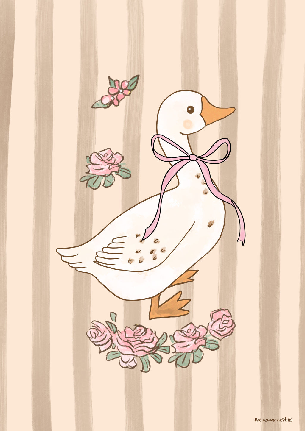 Vintage Rose Goose