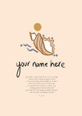 Ocean Boy - Personalised Name Artwork