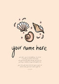 Ocean Girl - Personalised Name Artwork