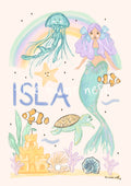 Under The Sea - Personalised Name Artwork